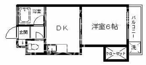 プレジデントハウスⅡ【203号室】の間取り
