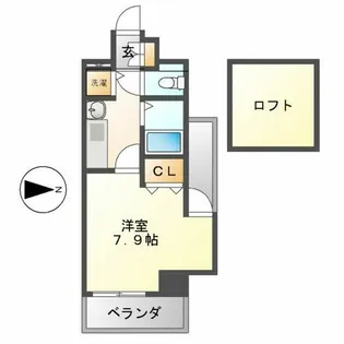 プレサンス名古屋駅前アクシス【10階】の間取り