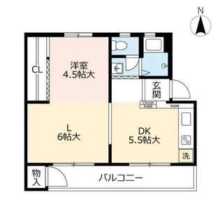 UR城野【0190053号室】の間取り