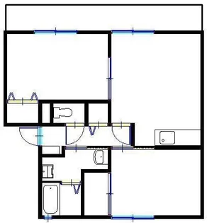 JAボナール上の丸(管理)【1階】の間取り