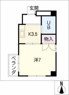 山一吹上ビル【4階】の間取り