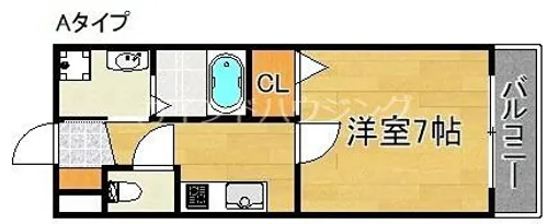 カリーノRプリマヴェーラ【3階】の間取り