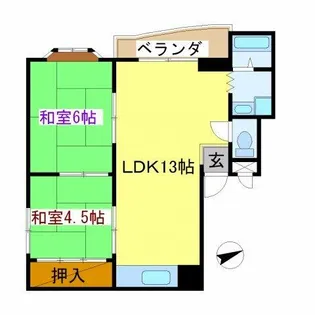 ニューライフ藤【301号室】の間取り