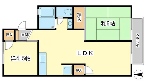 センチュリー7【2階】の間取り