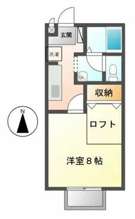 サンステージ【202号室】の間取り