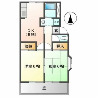 コートヴィレッジ【103号室】の間取り