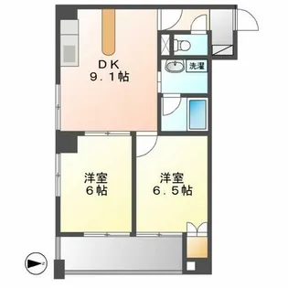 ガーディアン千代田【402号室】の間取り