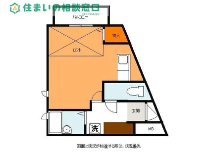 愛知県岡崎市戸崎町字屋敷【マンション】の間取り