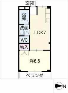 コーポ平池【2階】の間取り