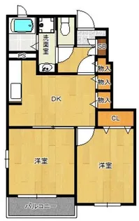 カーサユウ【1階】の間取り