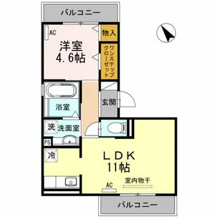 K MAEDA【3階】の間取り