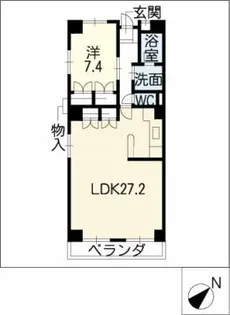 ニューウエスト児玉【3階】の間取り