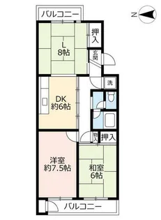 URアーバンフォレスト金山(桜田)【0090303号室】の間取り