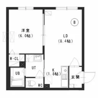 ル・ファール北円山【303号室】の間取り