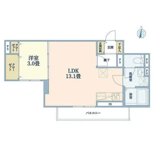 アベニール甲子園口北町【2階】の間取り