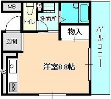 シェルコート則武【2階】の間取り