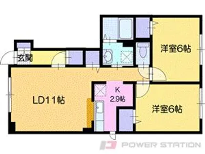 Savory CollineB【1階】の間取り