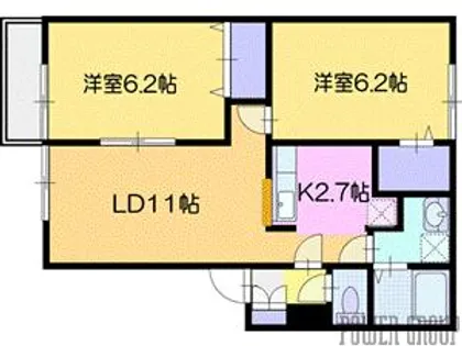 セジュールM【1階】の間取り
