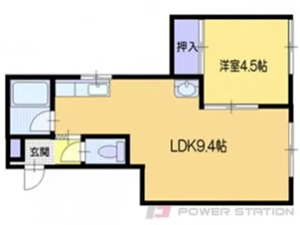 レジデンス花園【2階】の間取り