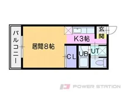 カーサたつみ【1階】の間取り