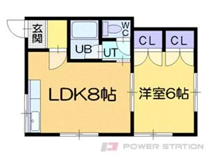 Go Village(ゴービレッジ)【2階】の間取り