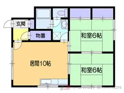 コーポ古瀬【2階】の間取り
