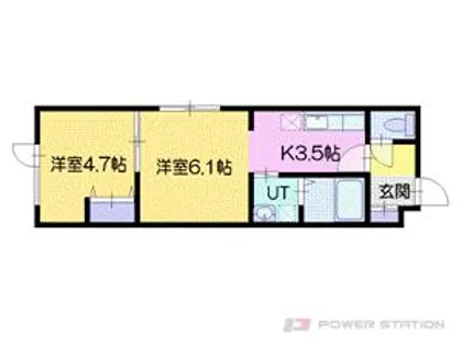 KANOn21(カノン21)【2階】の間取り
