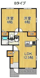 サイプレスⅠ【1階】の間取り