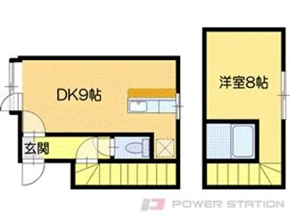 AMSスイート35A【1階】の間取り