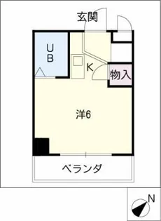 月東ビル【4階】の間取り