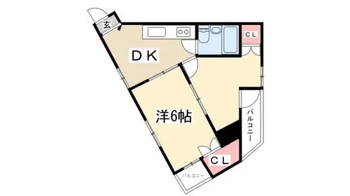 ナビオ覚王山【3階】の間取り