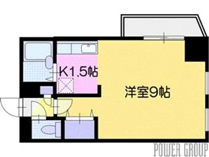 ハイコート文京台イースト【9階】の間取り