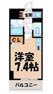 RIDGE堀田【2階】の間取り