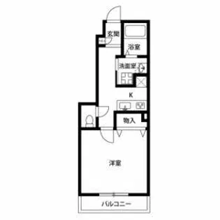 アンプルール リーブル 彩美【1階】の間取り