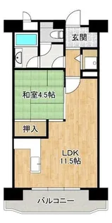 琵琶湖アーバンリゾート3番館【3階】の間取り