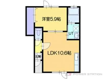 クヴァルティーラ【1階】の間取り
