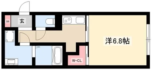 LUORE名駅【5階】の間取り
