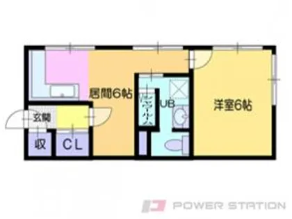色内ハンドレッド【2階】の間取り