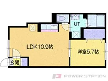 アンベリール【1階】の間取り