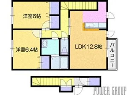 サンライズヒルⅡ【2階】の間取り