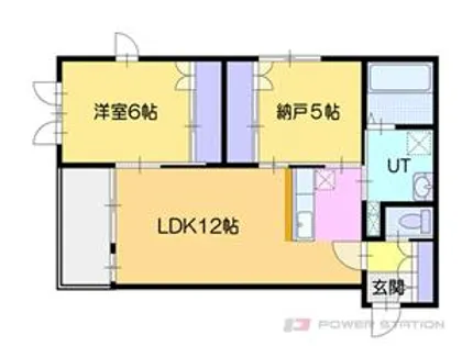 ヴィブラン【1階】の間取り