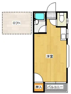 ホワイトハイツ日吉台【102号室】の間取り