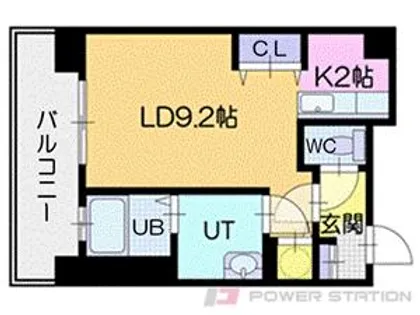 オタルベイサイドシティ8【8階】の間取り