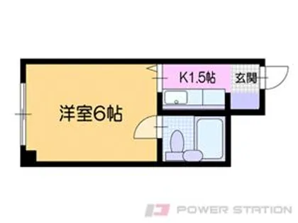 ウエスト・ナガハシ【3階】の間取り