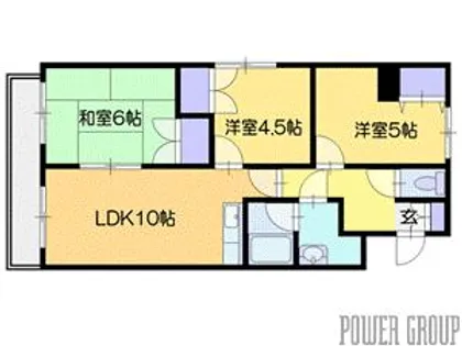 エルコート【2階】の間取り