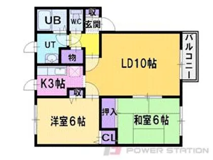 ジャンスA【2階】の間取り