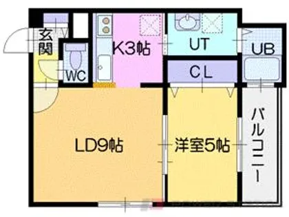陶管ビル【5階】の間取り