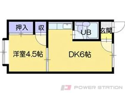 パークハイツ【2階】の間取り