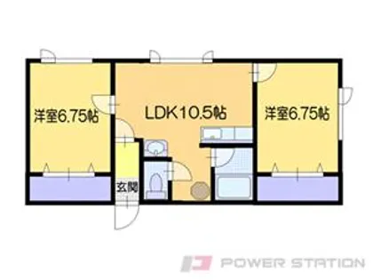 クリームソーダ【3階】の間取り
