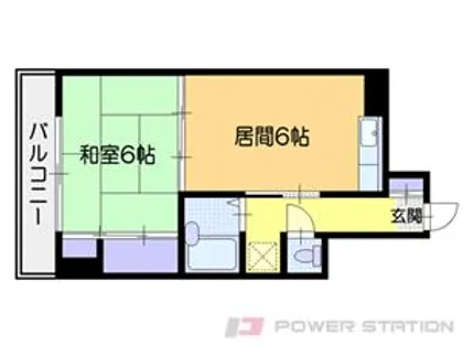 コンツェルト小樽花園【2階】の間取り